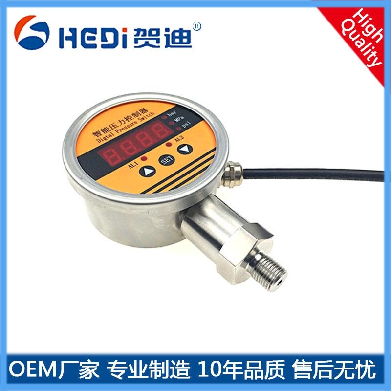 HDK104通用型智能壓力控制器4位數(shù)碼管顯示用于流體介質(zhì)的壓力進(jìn)行現(xiàn)場測量、顯示與控制