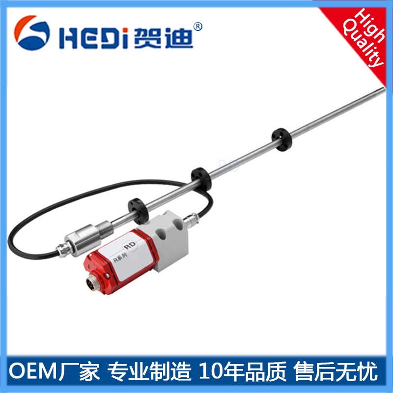 RD磁致伸縮位移傳感器用于油缸內置式磁致伸縮位移傳感器進口防水接頭-賀迪位移傳感器